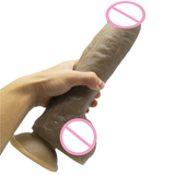 Super Big and Soft Dildo with Suction Cup / Realistic Huge Penis for Sex Games - EVE's SECRETS
