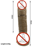 Super Big and Soft Dildo with Suction Cup / Realistic Huge Penis for Sex Games - EVE's SECRETS