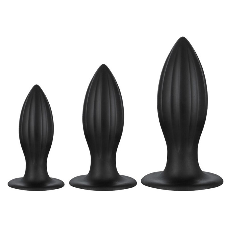 Super Huge Anal Plugs With Suction Cup / Anus Dilators in Three Sizes - EVE's SECRETS
