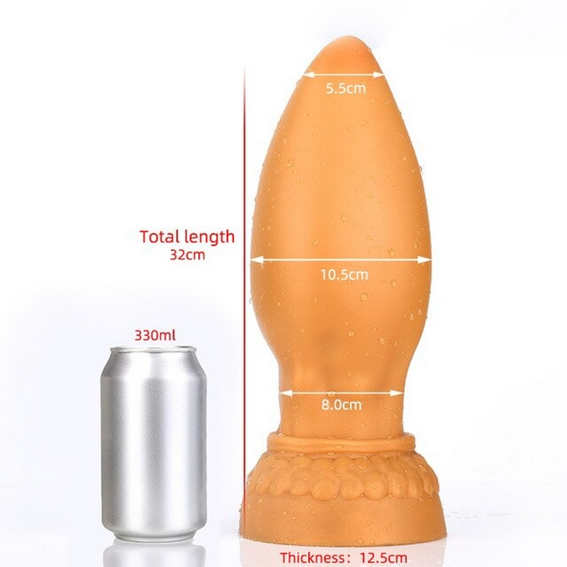 Super Huge Anal Plugs With Suction Cup / Big Soft Anus Expande Toys For Men And Women - EVE's SECRETS