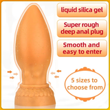 Super Huge Anal Plugs With Suction Cup / Big Soft Anus Expande Toys For Men And Women - EVE's SECRETS