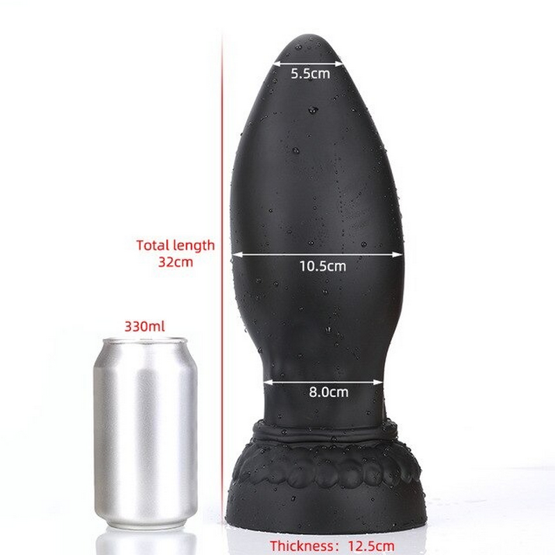Super Huge Anal Plugs With Suction Cup / Big Soft Anus Expande Toys For Men And Women - EVE's SECRETS
