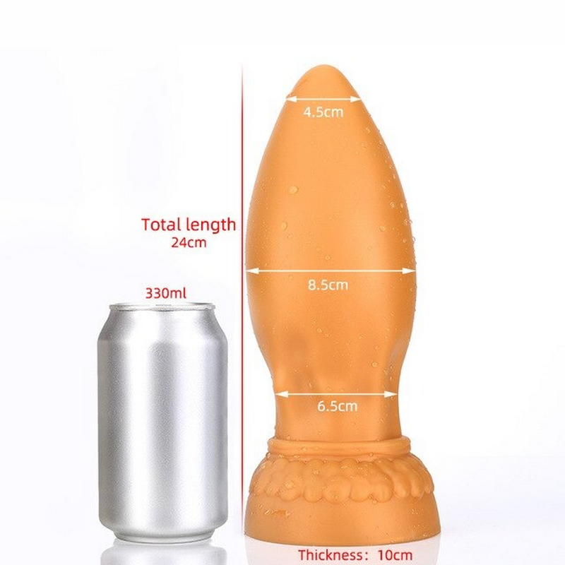 Super Huge Anal Plugs With Suction Cup / Big Soft Anus Expande Toys For Men And Women - EVE's SECRETS