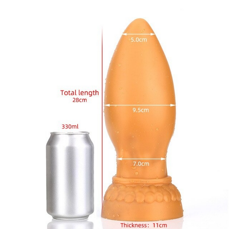 Super Huge Anal Plugs With Suction Cup / Big Soft Anus Expande Toys For Men And Women - EVE's SECRETS