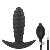 Super Large Double-layer Silicone Inflatable Anal Butt Plugs / Unisex Pump Prostate Massage - EVE's SECRETS