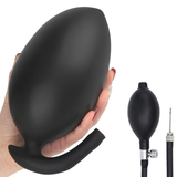 Super Large Double-layer Silicone Inflatable Anal Butt Plugs / Unisex Pump Prostate Massage - EVE's SECRETS