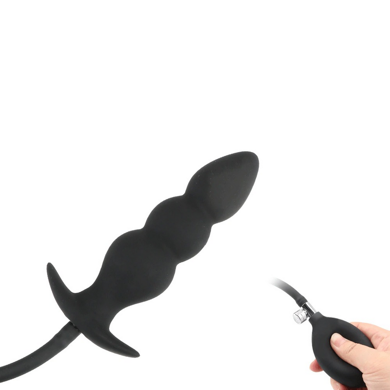 Super Large Inflatable Anal Plug / 12cm Anal Dilator Pump / No Vibrator Expandable Butt Plug - EVE's SECRETS