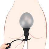 Super Large Inflatable Anal Plug / 12cm Anal Dilator Pump / No Vibrator Expandable Butt Plug - EVE's SECRETS