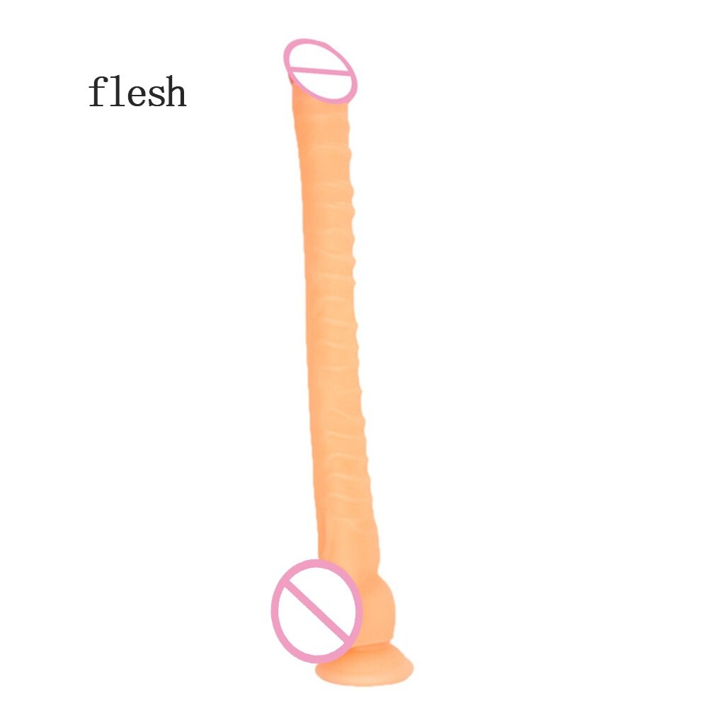 Super Long 40cm Dildo with Suction Cup / Soft Dick for Vaginal Masturbation / Realistic Penis for Ladies - EVE's SECRETS