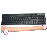 Super Long 40cm Dildo with Suction Cup / Soft Dick for Vaginal Masturbation / Realistic Penis for Ladies - EVE's SECRETS