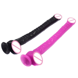Super Long 40cm Dildo with Suction Cup / Soft Dick for Vaginal Masturbation / Realistic Penis for Ladies - EVE's SECRETS