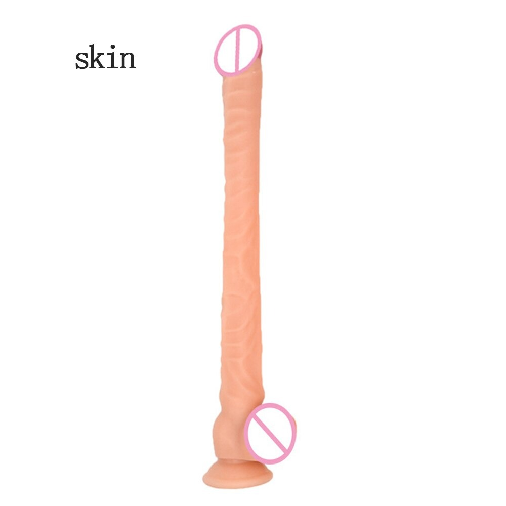 Super Long 40cm Dildo with Suction Cup / Soft Dick for Vaginal Masturbation / Realistic Penis for Ladies - EVE's SECRETS
