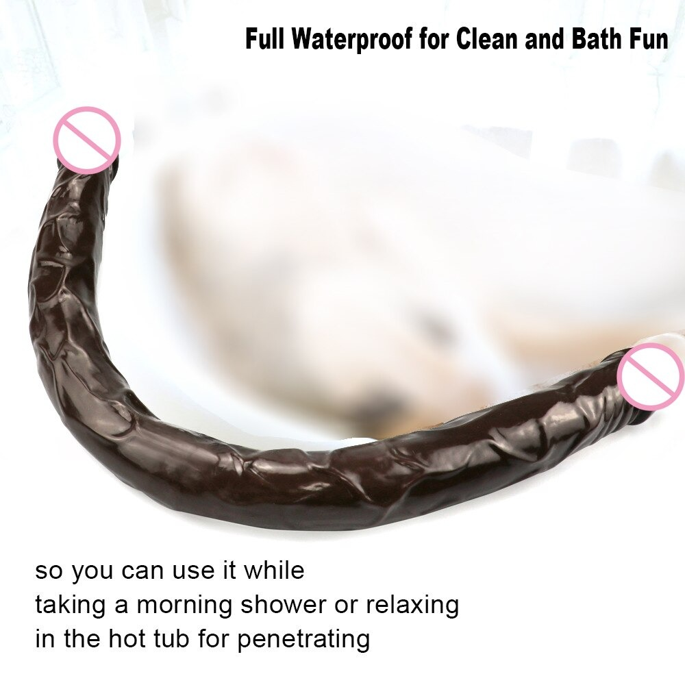 Super Long Double Headed Dildo / Realistic Flexible Double Ended Dildo - EVE's SECRETS