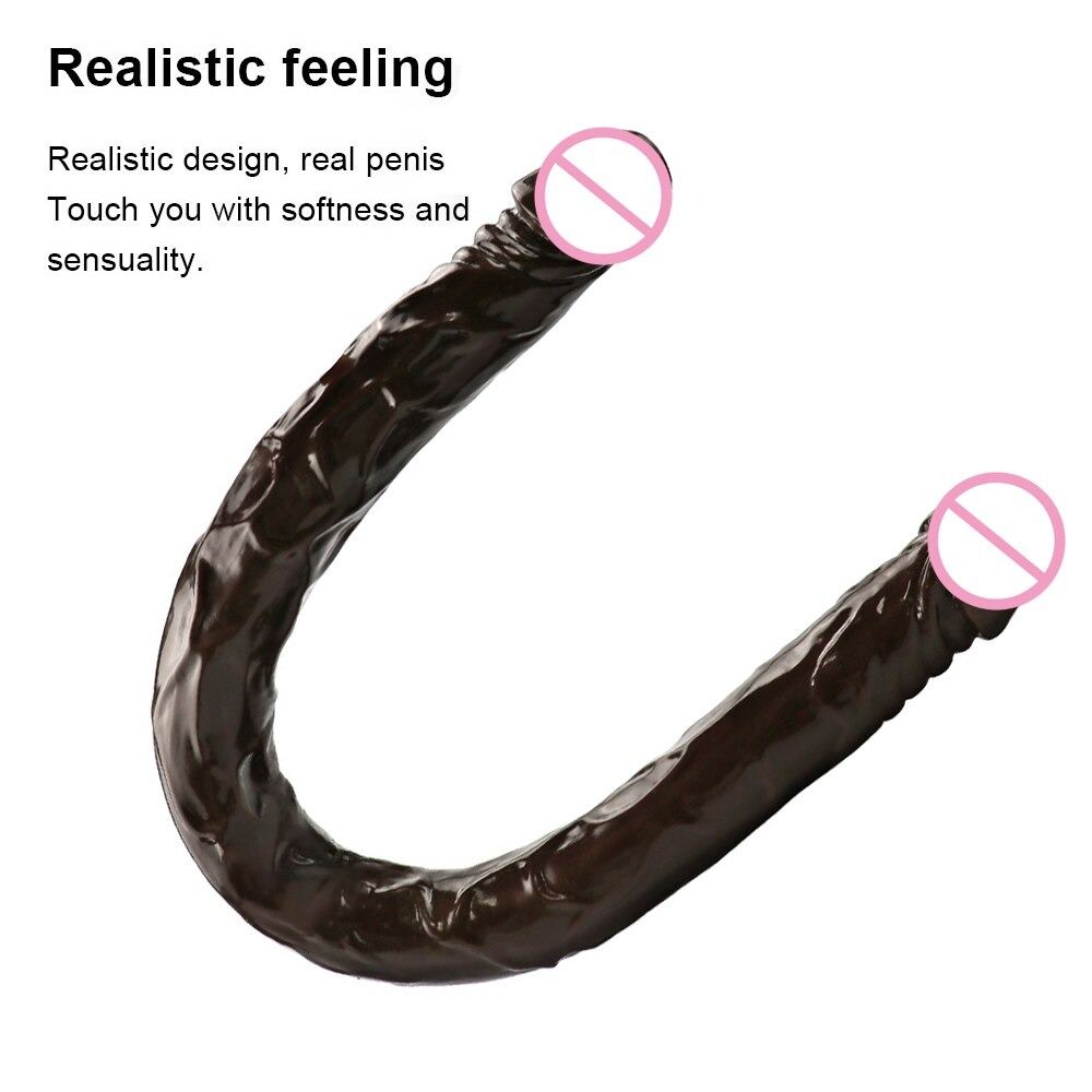 Super Long Double Headed Dildo / Realistic Flexible Double Ended Dildo - EVE's SECRETS