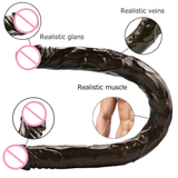 Super Long Double Headed Dildo / Realistic Flexible Double Ended Dildo - EVE's SECRETS