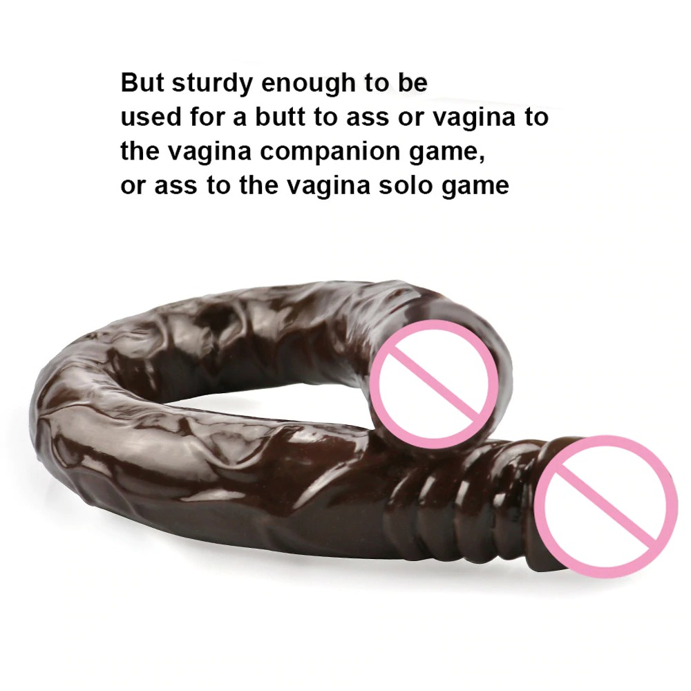 Super Long Double Headed Dildo / Realistic Flexible Double Ended Dildo - EVE's SECRETS