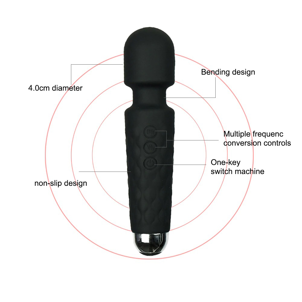 Super Powerful Clitoral Vibrators in Two Sizes / Magic Wand Massagers - EVE's SECRETS