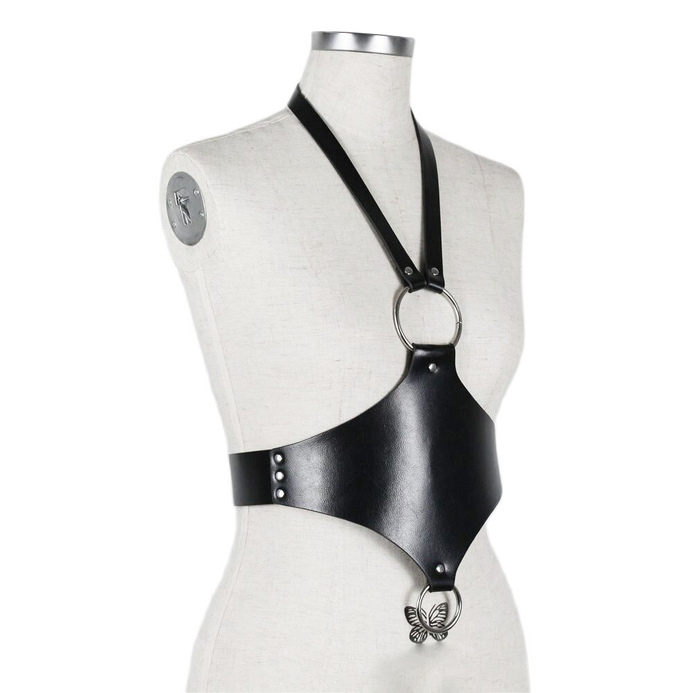 Super Sexy Women's Body Harness / Fetish Style Faux Leather Bondage Lingerie / Waist Suspenders - EVE's SECRETS