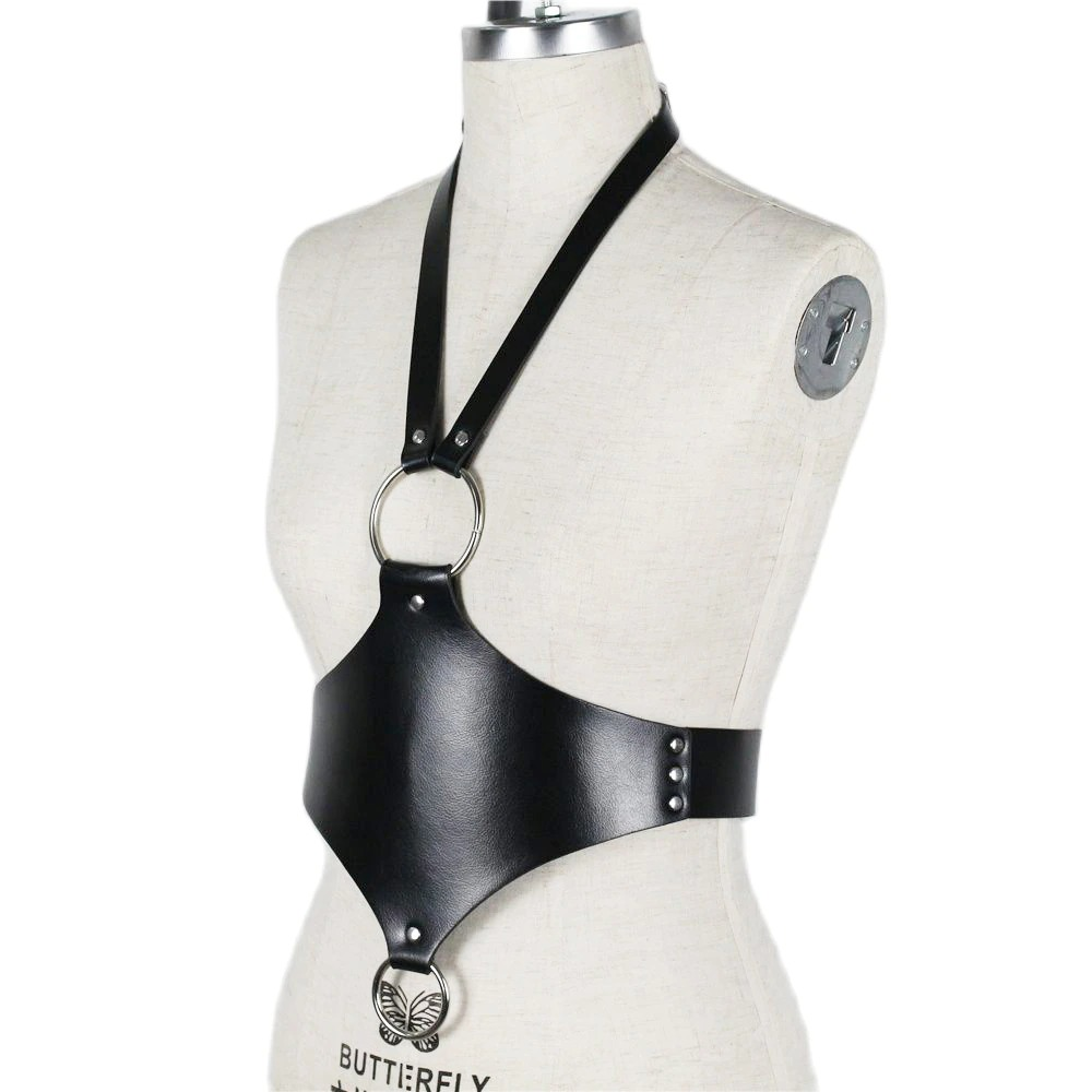 Super Sexy Women's Body Harness / Fetish Style Faux Leather Bondage Lingerie / Waist Suspenders - EVE's SECRETS