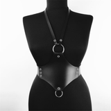 Super Sexy Women's Body Harness / Fetish Style Faux Leather Bondage Lingerie / Waist Suspenders - EVE's SECRETS