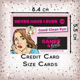 "Never Have I Ever" Fun Game for Adults / Board Game for Parties - EVE's SECRETS