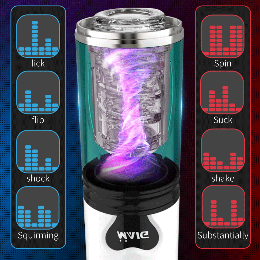 Telescopic Rotating Male Masturbator / Automatic Masturbation Cup / Sex Toys for Men - EVE's SECRETS