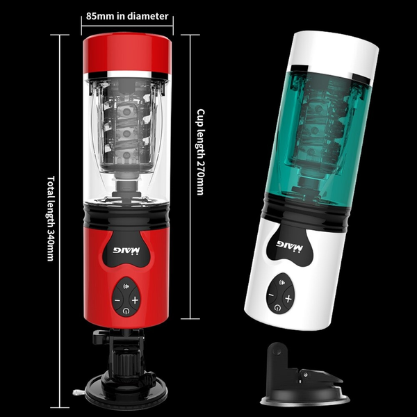 Telescopic Rotating Male Masturbator / Automatic Masturbation Cup / Se