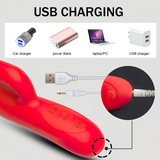 Telescopic Rotation G-Spot Vibrator / Vibrating Rabbit Stimulator / Sex Toys For Women - EVE's SECRETS