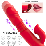 Telescopic Rotation G-Spot Vibrator / Vibrating Rabbit Stimulator / Sex Toys For Women - EVE's SECRETS