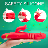 Telescopic Rotation G-Spot Vibrator / Vibrating Rabbit Stimulator / Sex Toys For Women - EVE's SECRETS