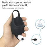 Vibrating Testicle Massager / Men's Cock Ring with Vibration Function / Male Sex Toys - EVE's SECRETS