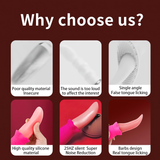 Tongue G-Spot Vibrator / Women's Clitoral Massager / Female Realistic Design Sex Toys - EVE's SECRETS