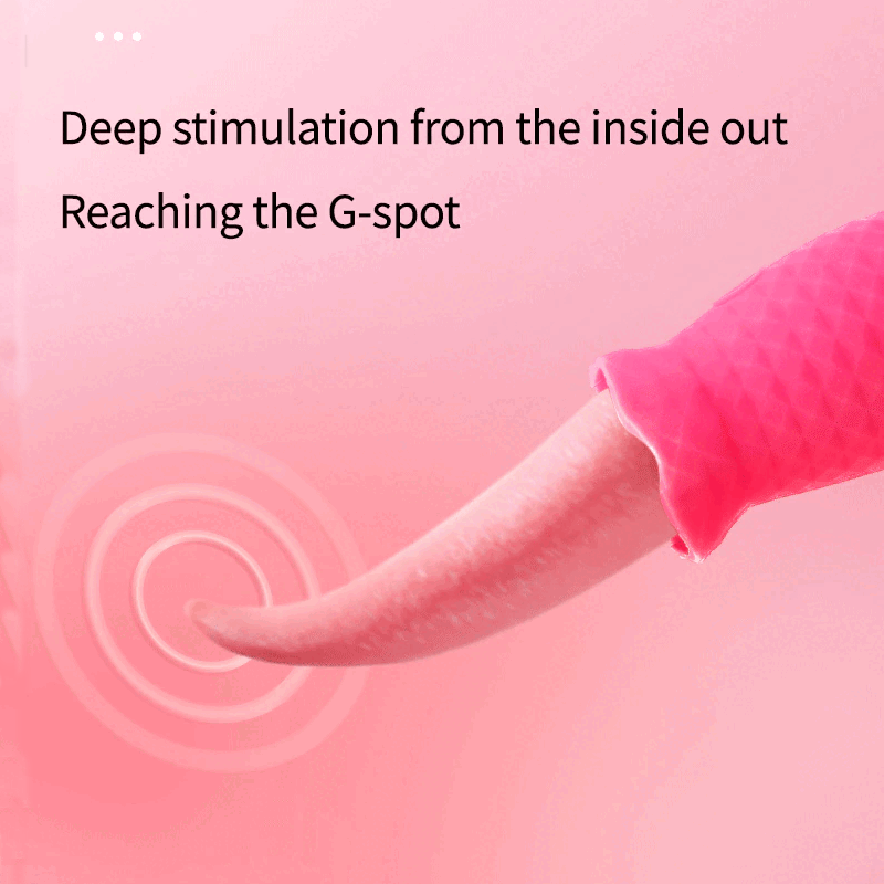Tongue G-Spot Vibrator / Women's Clitoral Massager / Female Realistic Design Sex Toys - EVE's SECRETS