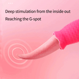 Tongue G-Spot Vibrator / Women's Clitoral Massager / Female Realistic Design Sex Toys - EVE's SECRETS