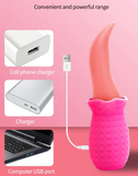Tongue G-Spot Vibrator / Women's Clitoral Massager / Female Realistic Design Sex Toys - EVE's SECRETS