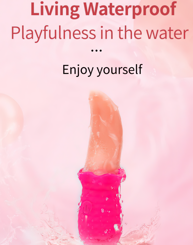 Tongue G-Spot Vibrator / Women's Clitoral Massager / Female Realistic Design Sex Toys - EVE's SECRETS