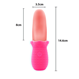 Tongue G-Spot Vibrator / Women's Clitoral Massager / Female Realistic Design Sex Toys - EVE's SECRETS