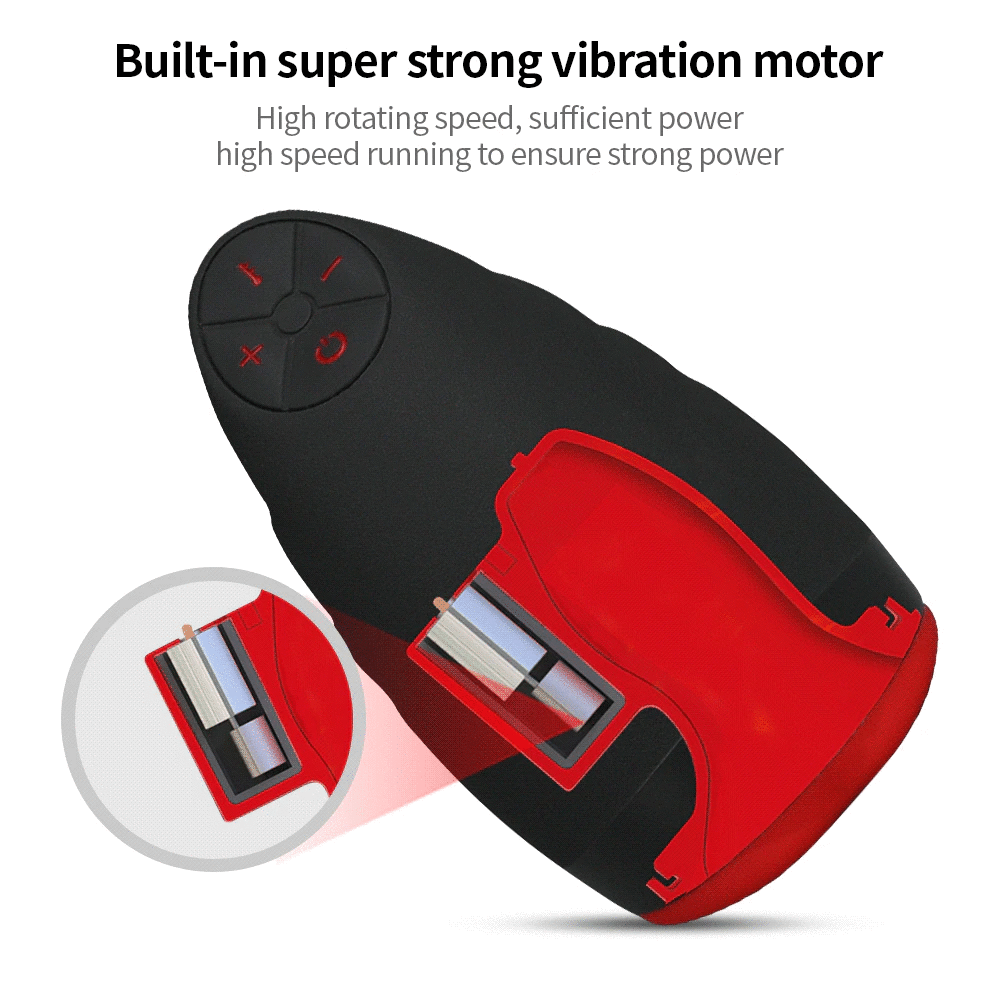 Tongue Vibrator for Men Masturbation / Silicone Automatic Heating Penis Vibrator for Adult - EVE's SECRETS