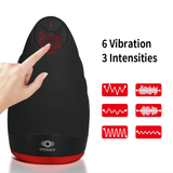 Tongue Vibrator for Men Masturbation / Silicone Automatic Heating Penis Vibrator for Adult - EVE's SECRETS