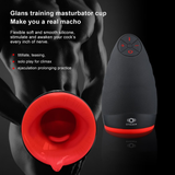 Tongue Vibrator for Men Masturbation / Silicone Automatic Heating Penis Vibrator for Adult - EVE's SECRETS