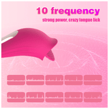 Tongue Vibrator for Women / Clitoral and Nipple Licking Stimulator - EVE's SECRETS