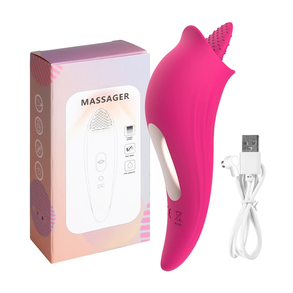 Tongue Vibrator for Women / Clitoral and Nipple Licking Stimulator - EVE's SECRETS