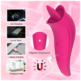 Tongue Vibrator for Women / Clitoral and Nipple Licking Stimulator - EVE's SECRETS