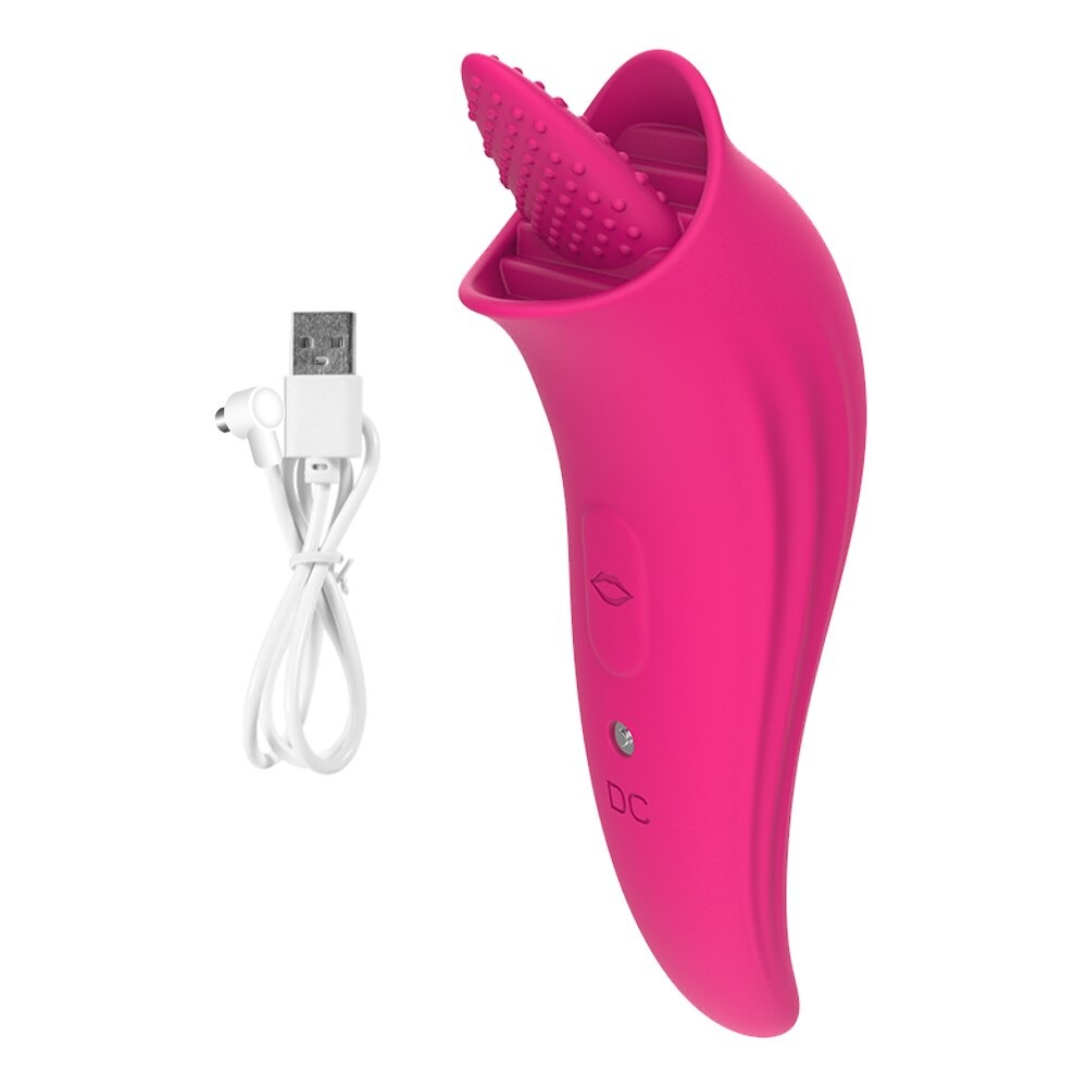 Tongue Vibrator for Women / Clitoral and Nipple Licking Stimulator - EVE's SECRETS