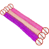 Translucent Double Penetration Dildo / Flexible Soft Vagina and Anal Sex Toys - EVE's SECRETS