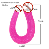 Translucent Double Penetration Dildo / Flexible Soft Vagina and Anal Sex Toys - EVE's SECRETS