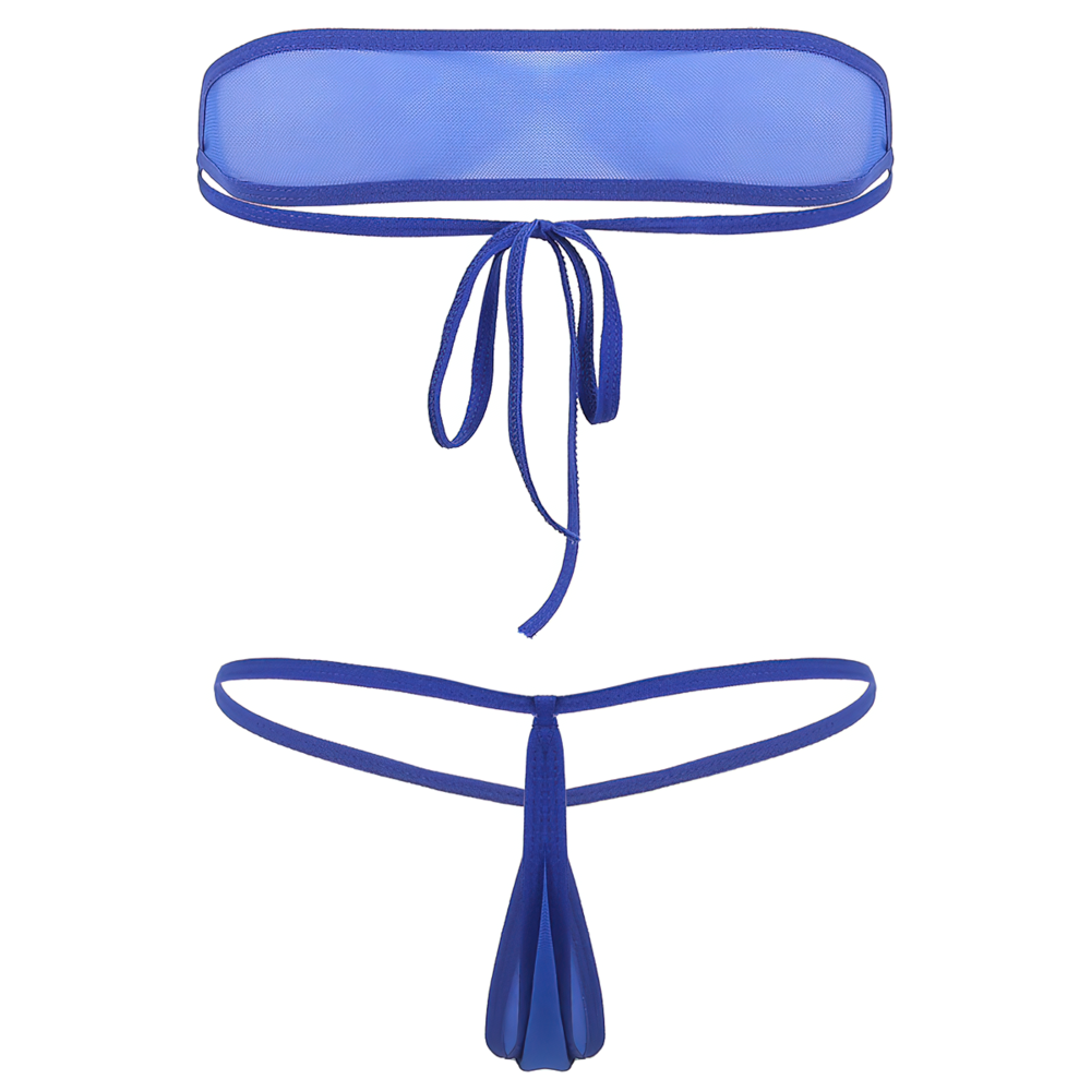 Transparent Bikini Set / Erotic Mesh Underwear / Sexy Female G-Strings / Slim Women's Brassiere - EVE's SECRETS