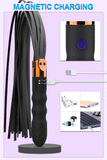 Two-in-One BDSM Slave Whip with Multispeed Vibrator / Fetish Sex Toys for Women and Men - EVE's SECRETS