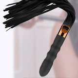 Two-in-One BDSM Slave Whip with Multispeed Vibrator / Fetish Sex Toys for Women and Men - EVE's SECRETS