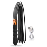 Two-in-One BDSM Slave Whip with Multispeed Vibrator / Fetish Sex Toys for Women and Men - EVE's SECRETS